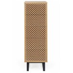 Chiffonnier 5 tiroirs diamants 'camden' 123cm naturel
