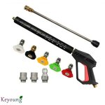 Choyclit accessoire pour nettoyeur haute pression, pistolet de lavage haute pression, lance, kit de buses, ...