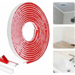 Choyclit - moulure et corniche, moulure autocollante flexible 5m moulage en quart de rond tanche quart ...