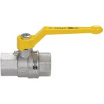 Chuchu decayeux - robinet d'arr�t gaz � boisseau sph�rique femelle - femelle 15x21 - calibre 12