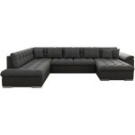 Chuck - canap panoramique xxl - convertible avec coffre - 7 places - gauche