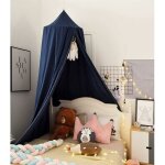 Ciels de lit � baldaquin pour b�b� en coton moustiquaire pour chambre � coucher ? hauteur 270 cm bleu ...