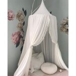 Ciel de lit enfant, d�coration de chambre d'enfant en forme de d�me, en coton, moustiquaire, princesse ...