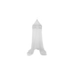 Ciel de lit 60 x 250cm atmosphera for kids gris argent