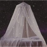 Serbia ? ciel de lit b�b� avec �toiles fluorescentes ? auvent 60 x 250 cm ? atmosph�re magique pour chambre ...