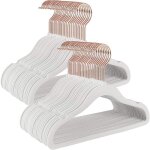 Cintres pour vêtements d'enfants - lot de 50 - cintres en velours avec crochets roses - garde - robe ... Cintres pour vêtements d'enfants - lot de 50 - cintres en velours avec crochets roses - garde - robe ...