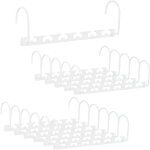 Cintre gain de place m�tal set de 12 cintre magique organiseur armoire crochet mobile 26 cm, blanc - ...