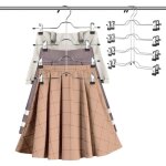 Cintres pour jupes cintres pour pantalons  4 niveaux cintres peu encombrants organisateur de placard ...
