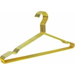 Cintres en m�tal dor� r�sistant de 43 cm, cintres en or pour �conomiser de l'espace, cintres pour costumes, ...