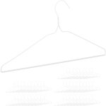 Cintres en m�tal, set de 50, cintre traverse pantalon jupe, peu encombrant, 40 cm, cintre fil de fer ...