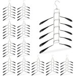 Cintre multiples, lot de 12, cintre multifonction, gain place, robe chemise, 5 support amovible antidrapant, ...