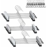 Cintres pinces, cintre jupe, ceintre pantalon adulte enfants, lot de 15