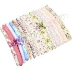 Cintre rembourr, 5pcs de cintres floraux pour manteau chemise blouse robe douce hanger rack - livraison ...
