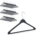 Cintres set de 30 cintre pantalon chemise jupe porte - cravate cintre plastique crochet rotatif, noir ... Cintres set de 30 cintre pantalon chemise jupe porte - cravate cintre plastique crochet rotatif, noir ...