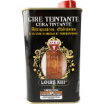 Cire liquide teintante 500ml ? teinte ch�ne fonc� pour bois ? composition cire d'abeille et t�r�benthine ...