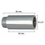 Extension robinet rond 1 /