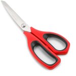 Ciseaux de cuisine arcos 185722 en acier inoxydable et mango polypropylne + 240 mm lastomre rouge ...