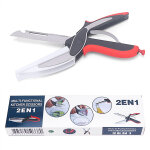 Ciseaux de cuisine robustes amovible 2 en 1 - ciseaux polyvalents avec lames en acier inoxydable pour ...