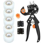 Ciseaux de greffage professionnels, pince � greffer 3 lames interchangeables (v, ?, u) en acier, ciseaux ...