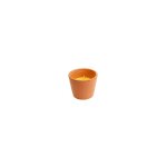Citronella candle 07935 bougie citronnelle + pot terre cuite marron 8 x 6 cm