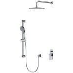 City - set de douche avec mitigeur encastré, avec corps d'encastrement, diamètre 25 cm, 3 jets, chrome ... City - set de douche avec mitigeur encastré, avec corps d'encastrement, diamètre 25 cm, 3 jets, chrome ...