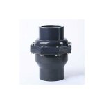 Clapet anti - retour  bascule en pvc avec double raccord pour tuyau de pression mtrique (dn25 ?32 mm) ...