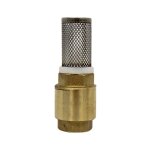 Clapet anti - retour femelle - femelle 1 / 2'' (15 / 21) + filtre inox (crpine) 1 / 2'' (15 / 21) - ...