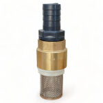 Dunsch - clapet anti retour en laiton avec cr�pine et manchette, pour pompe - 1 pouce (25 mm)