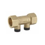Clapet droit f3 / 4 xf3 / 4 avec bouchon plastique g1 / 4 - diff Clapet droit f3 / 4 xf3 / 4 avec bouchon plastique g1 / 4 - diff