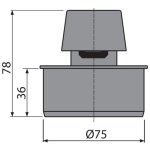 Clapet �quilibreur de pression �75 pour la canalisation - aph75
