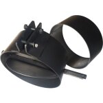 Clapet r�gulateur de tirage en acier 180 mm ? filetage plomberie ? installation s�curis�e pour appareils ...