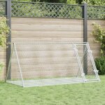 Clapier argent 200x105x91 cm acier galvanis vidaxl