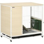Pawhut - clapier à lapin sur roulettes cage à lapin 2 niveaux toit ouvrant porte plateau déjection coulissant ... Pawhut - clapier à lapin sur roulettes cage à lapin 2 niveaux toit ouvrant porte plateau déjection coulissant ...