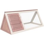The living store clapier marron bois - cage lapin - clapier bois - animal domestique - accessoires petit ...