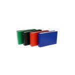 Classeur 2 anneaux cartonn oxford a5  l'italienne - dos 3, 5 cm - couleurs assorties - lot de 10