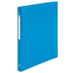 Classeur 4 anneaux plastifi� exacompta budget a4 - dos 2 cm - bleu - lot de 20