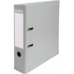 Classeur � levier - exacompta - 80mm - gris - 2 anneaux - a4