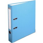 Classeur a levier polypro a4 - dos de 50 mm - bleu clair - exacompta