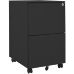 Classeur mobile anthracite 39x45x67 cm acier vidaxl