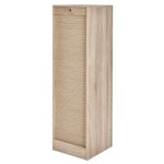 Classeur � rideau ch�ne naturel office 140cm