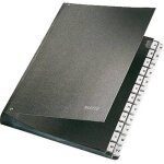 Classeur � soufflet 5824 - 00 - 95 5824 carton dur noir din a4 nombre de compartiments: 24 a - z - leitz ...