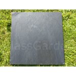 Classgarden ? pas japonais carr� 60x60 cm ? dalle en ardoise noire ? �paisseur 3 cm ? 4 c�t�s sci�s ? ...