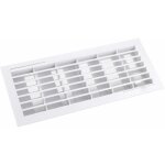 Nicoll - grille d'a�ration int�rieure fermeture rectangulaire 254x108 mm avec moustiquaire, blanc
