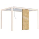 Claustra bois pour pergola bioclimatique corato et sapri (2, 39 x 1 m)