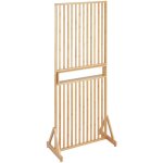 Claustra int�rieur bois kailua wenko avec �tag�re int�gr�e, s�parateur de pi�ce en bambou 100%, cloison ...