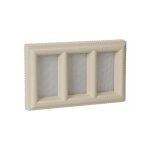 Claustra pvc rectangulaire 215x130, sable