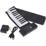 Clavier �lectronique portable 61 touches en silicone souple roulable - piano num�rique flexible pour ...