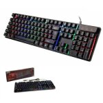 Clavier de jeu kr6300 � led, r�tro�clairage rgb multicolore pour pc
