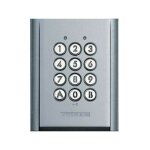 Clavier saillie métal injecté, rétro éclairé, 100 codes, 2 relais, alim 12 / 24 vc Clavier saillie métal injecté, rétro éclairé, 100 codes, 2 relais, alim 12 / 24 vc