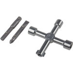 Cls en croix de commande 5 profils , alliage de zinc ( prix pour 1 )